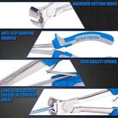 Long Reach End Nippers 5-1/2 Inches Mini End Cutting Pliers Fine End Cutters Pre