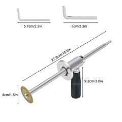 Inside PVC Pipe Cutter Tool 7&Prime;Adjustable Depth for 1-1/2&Prime; to 8&Prime; SCH40 PVC Pipe