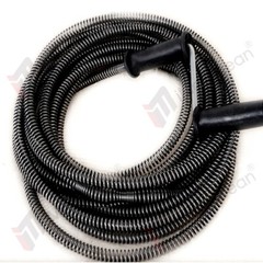 50&prime; Drain Auger Plumbing Snake Clog Cable 1/2&Prime; Sewer Pipe Cleaner Durable Handle