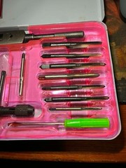 Vintage 40 Piece Tap And Die Set National Coarse, Fine & Pipe Combo Thread