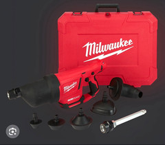 Milwaukee AirSnake Drain Cleaning Tool Kit w/ Hard Case & Drain Bladders