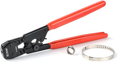 PEX Cinch Clamp Crimping Tool for Stainless Steel Clamps from 3/8-Inch to 1-Inch