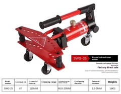 SWG-25 Hydraulic Rebar Bender Manual Copper Tube Bending Machine Stainless