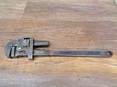 Vintage PROTO 18&Prime; Steel Pipe Wrench No. 818