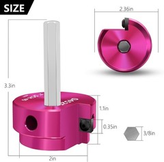 2 Inch PVC Pipe Fitting Saver Reamer Compatible with Schedule 40 CPVC ABS Drain
