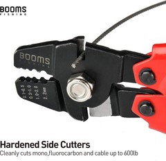 10-Inch High Carbon Steel CP1 Fishing Crimpers, Ergonomic Handle Wire Leader Too