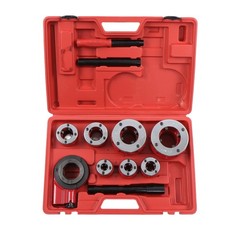 3/8&Prime; To 2&Prime; Dies Set 7 Size BSPT Pipe Threader W/ Handle Pipe Threader Threading