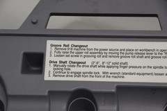 Ridgid Groove Roll Changeout For 8-12&Prime; SCH 10 8&Prime; SCH 40
