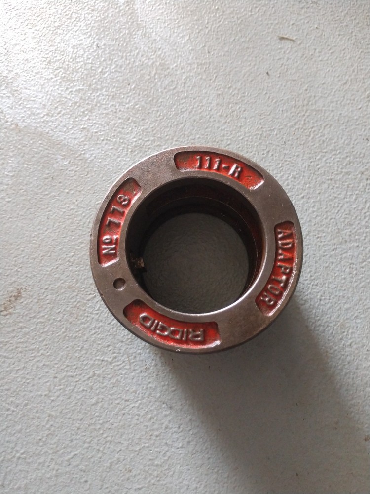 Ridgid No. 773 Adaptor 111-R Die Head Adapter For 700 PowerDrive Threader