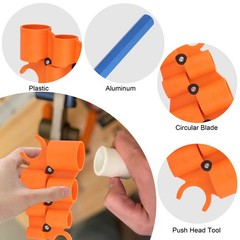 12Pcs 1/4-1&Prime; Depth Gauge and Pipe Deburring Tool for PEX Copper PVC CPVC Pipes