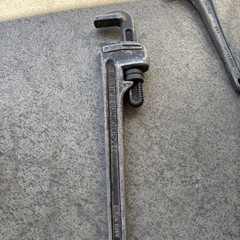 Vtg Reed Mfg ARW24 Heavy Duty Aluminum Straight Handle 24&Prime; Pipe Wrench