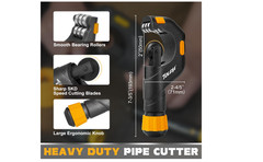 Heavy Duty Pipe Cutter Set 1/8&rdquo;&ndash;2&rdquo; Tube Cutter w/ Deburring Tool & Reamer