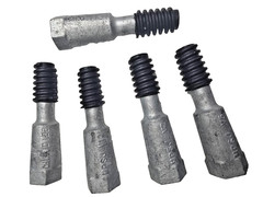 LOT OF 5, NPSJ V5 Die Locking Screws Black Silver, FREE SHIPPING