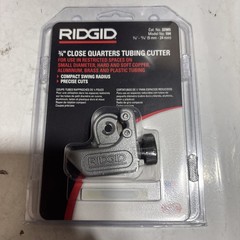 Rigid 3/4 &rdquo; Close Quarters Tubing Cutter