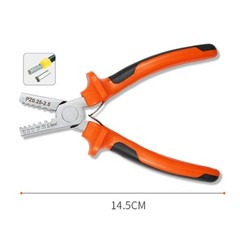 Crimping pliers for wire end sleeves, cable lugs, cable lug pliers PZ 0.25-2.5
