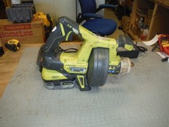 Ryobi P4002 18volt hand held drain snake with 1 battery & charger & adapter*ndr3