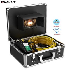 1000TVL Pipe Inspection Camera 512HZ Self-levelling Drain Sewer Camera 7&Prime; 20M