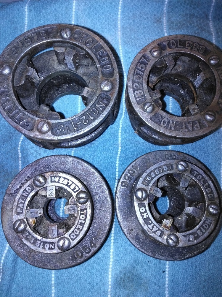 Toledo Pipe Threading Die Heads No.12