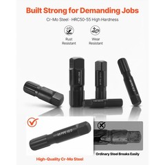 Uimoso 9-Piece Heavy-Duty Steel Pipe Extractor Set for BrokenPipes,Cr-MoMaterial