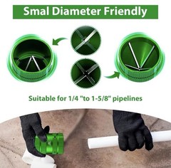 Pipe Reamer Tool for Copper and PVC 1/4