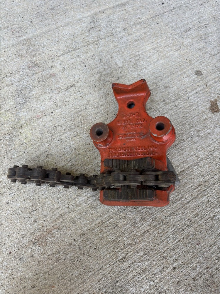 VINTAGE RIDGID B-C-2 Bend C Cap 1/2&Prime; Pipe Ridgid Ridge Tool Elyria, Ohio, USA.