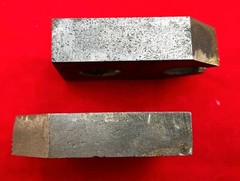 LOT T28 VINTAGE REED MFG CO PIPE THREADING TOOL PARTS, INCL. 3/8 R & 3/4 R DIES