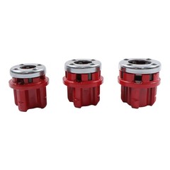 7 Size 3/8&Prime; To 2&Prime; Dies W/ Handle Pipe Threader Threading BSPT Pipe Threader