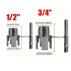 2pcs Integrated Internal & External Pipe Threading-Tool,PVC Pipe Threader Kit