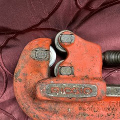 RIGID 2A Heavy Duty No. 1-2 Pipe Cutter Tool 1/8 in To 2&rdquo; NICE CONDITION (LOOK)