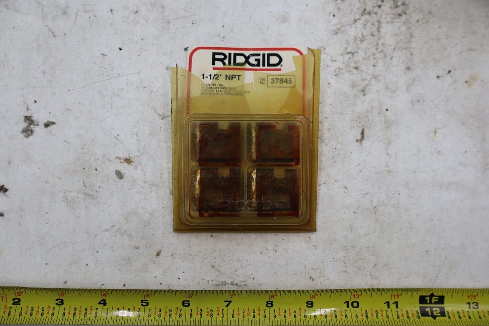 Ridgid 37845 1-1/2&Prime; 11-1/2 NPT 12R Alloy Pipe Dies for 0R 00R 11R 111R 30A 31A