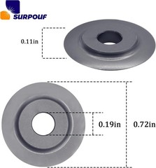 41317 Model E-3469 Tubing Cutter Replacement Wheel Parts (2-Pack) Fits For