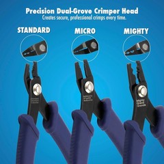 Standard Crimp Tool &ndash; Compatible with Crimp Beads #1-3, Tubes #2-3, Dark Blue, 5