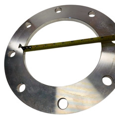 WA S/A182F316/L Stainless Steel Plate Flange 150 LB 15CT8405, 8&Prime; 1/2&Prime; Thick