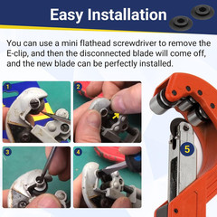 41312 Copper Pipe Cutter Wheel Compatible with Ridgid Tubing Cutter 10, 15, and