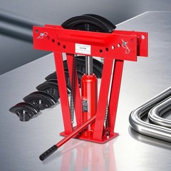 Uimoso 12-Ton Manual Hydraulic Pipe Bender with 6 Interchangeable Dies
