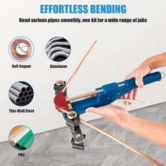 15PCS Copper Pipe Bender Tool Set &ndash; Dual-Direction Precision for HVAC Projects