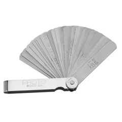 Proto J000AA 1/2&Prime; x 3&Prime; 25 Blade Master Feeler Gauge Set with Steel Holder