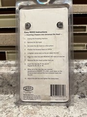 REED UHN1/2-3/4 UNIVERSAL DIE SEGMENT- NPT HS STEEL 1/2&Prime; &ndash; 3/4&Prime;, Item Code 05815
