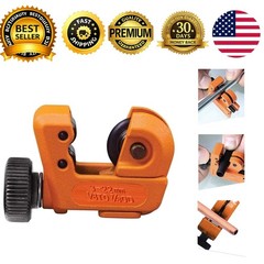 Harden Mini Pipe Cutter 1/8 to 7/8 in Cuts Copper Aluminum Metal Tube PVC