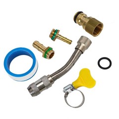 Robust 44 Inch Barb Type Spray Rod Replacement Built in Shut off Valve