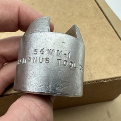 Rare McManus Tools Specialty Socket Wrench Mechanic Tool 3/4&Prime; Square Drive.
