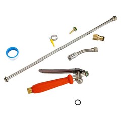 Robust 44 Inch Barb Type Spray Rod Replacement Built in Shut off Valve