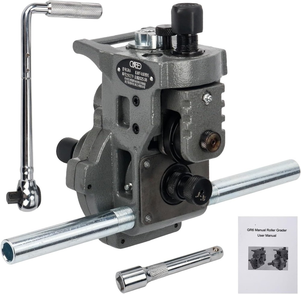 2in1 Pipe Roll Groover Grooving Machine For RIDGID 25638 Model 975 1-1/4&Prime; to 6&Prime;