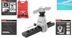 Professional Tubing Flaring Tool Kit &ndash; 7 Dies for Precise Eccentric Flares