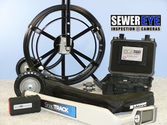 BATTERY POWERED / AC SEWEREYE SEWER CAMERA, PIPE INSPECTION SYSTEM WITH LOCATOR