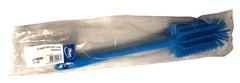 2x One-Piece Pipe Brush, 16&Prime; Long, 3.1&Prime; Round &ndash; Medium, Blue (5382803) Vikan
