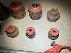 Ridgid 12R manual pipe threader Set 1/4-2&Prime; NPT & 00R with Ratchets 10 pieces ￼