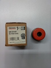 Ridgid 36885 00-R 3/8&Prime; NPT RH Alloy Steel Manual Pipe Threader Die Head (BN42)