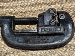 Vintage Rigid No. 2 Heavy Duty No. 1 & 2 Pipe Cutter Tool 1/8&Prime; To 2&Prime; USA 🇺🇸