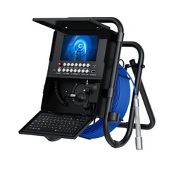 7&rdquo; DVR 16G Pipe Inspection Sewer Camera 20M Self-Leveling Endoscope 512HZ Signal